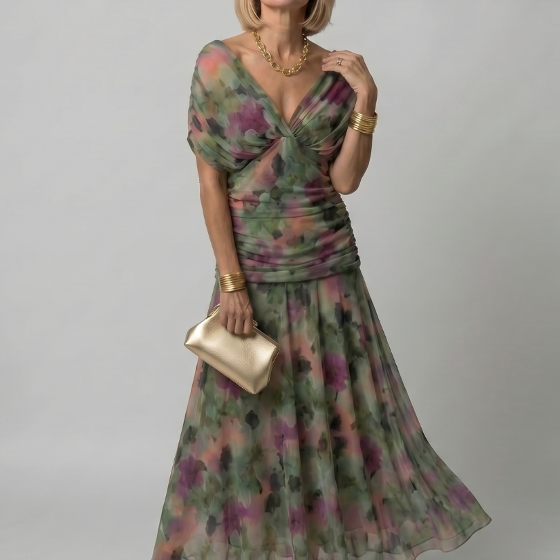 Milena  | Robe Midi Halter