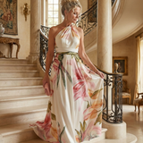 Jasmina  | Robe Maxi à Imprimé Floral Léger