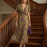 Sofija | Robe midi à fleurs