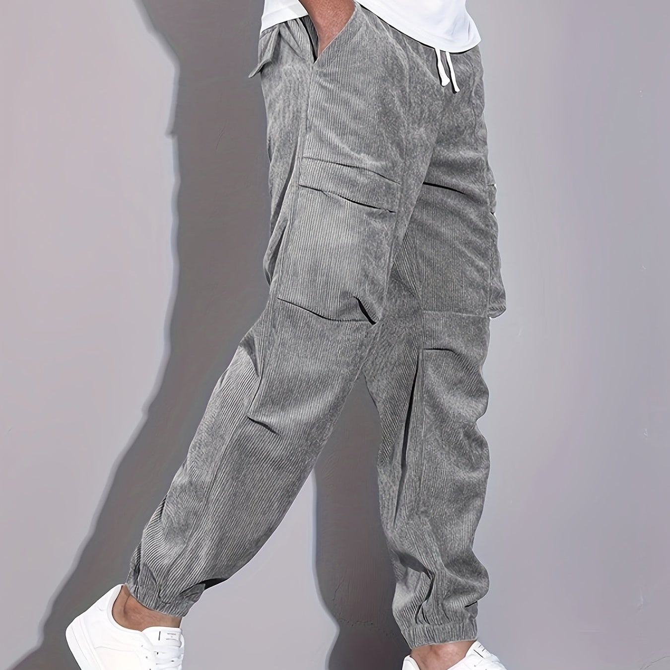 Rossi Roma | PANTALON CARGO EN CORDUROY