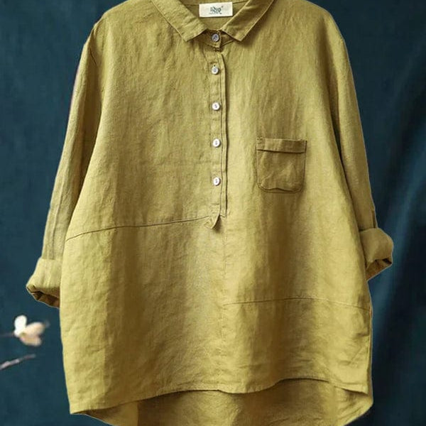 Elvie | Blouse Linne Élégante pour l'Été