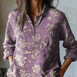 Irise | Chemise en Lin Brodée de Fleurs