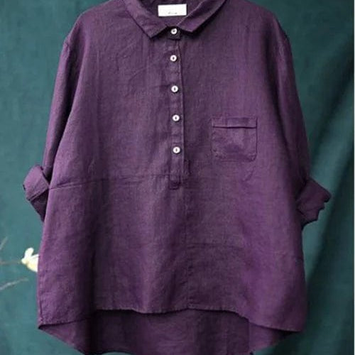 Elvie | Blouse Linne Élégante pour l'Été