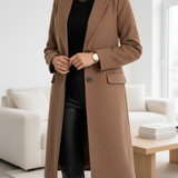 Jade | Manteau Long en Laine Élégant