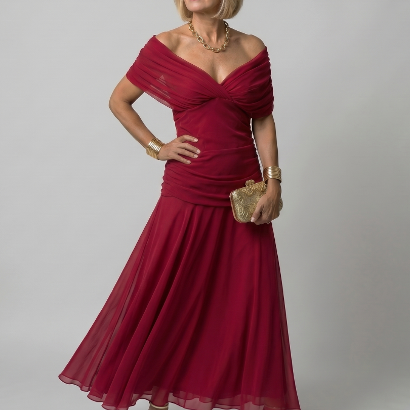 Milena  | Robe Midi Halter