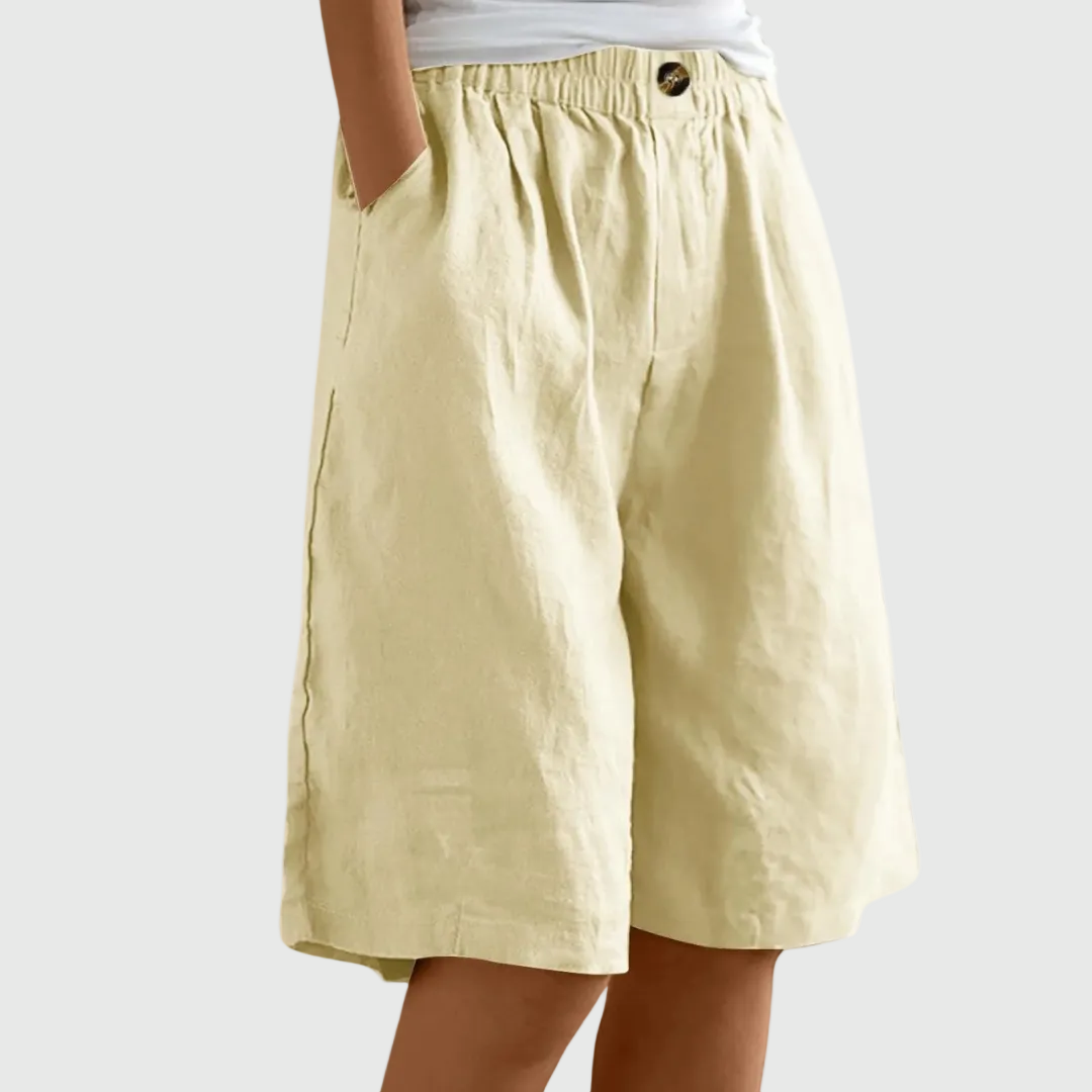 Clara – Short ample en lin