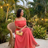 Kristina  | Robe Midi Halter