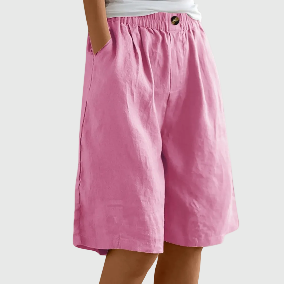 Clara – Short ample en lin