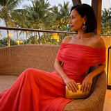 Kristina  | Robe Midi Halter