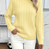 Becky | Pull en Tricot à Câbles