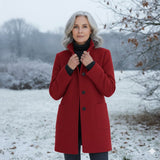 Solène | Manteau en Laine Classique Quotidien