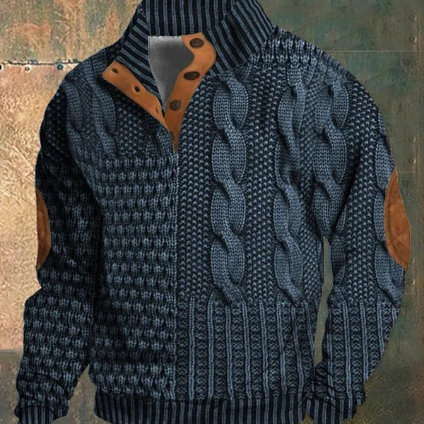 Telford™ | Pull torsadé imprimé et audacieux