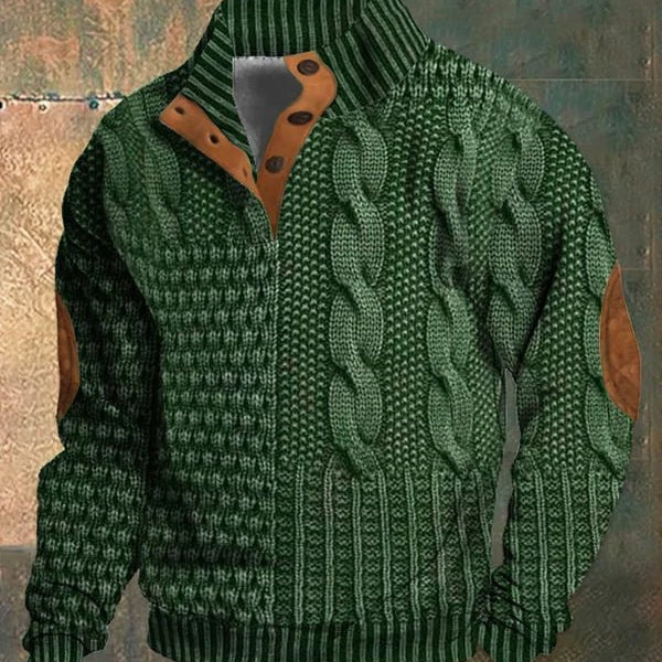 Telford™ | Pull torsadé imprimé et audacieux