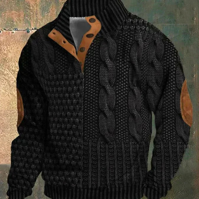 Telford™ | Pull torsadé imprimé et audacieux