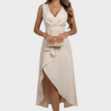 Sophie | Robe Midi Élégante avec Décolleté en V