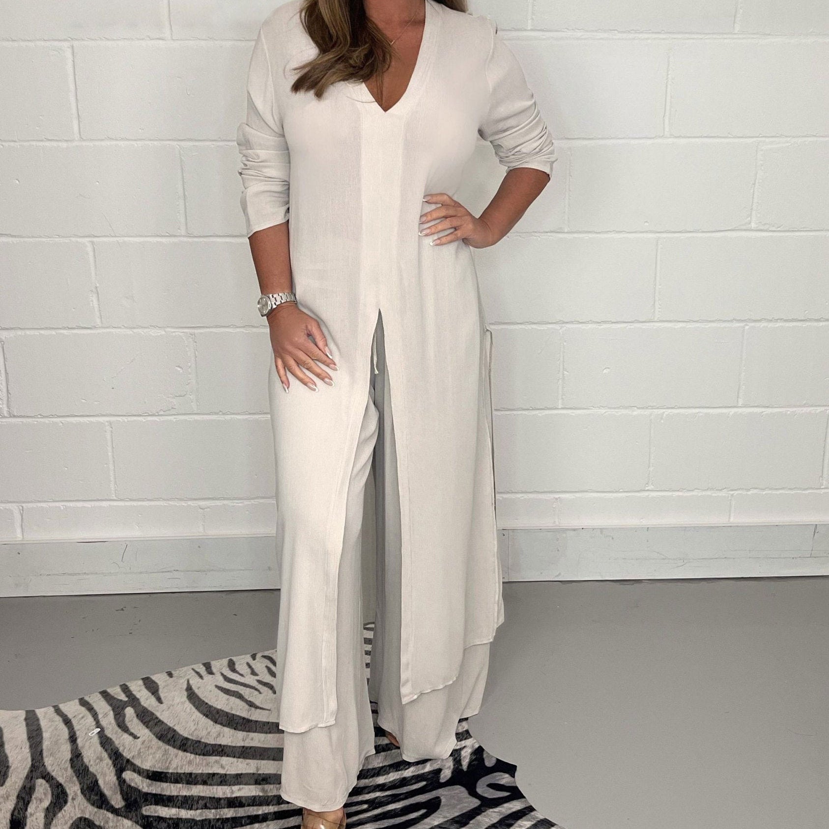 Cherly™ Ensemble Douillet à Deux Pièces