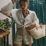 Camélia | Short en crochet bohème