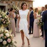 Camille – Robe asymétrique raffinée