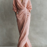 Charlotte | Robe en Lin à Col V
