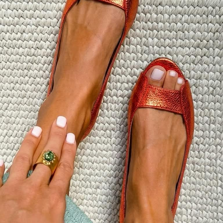 Adelina | Sandales dorées Comfort Chic