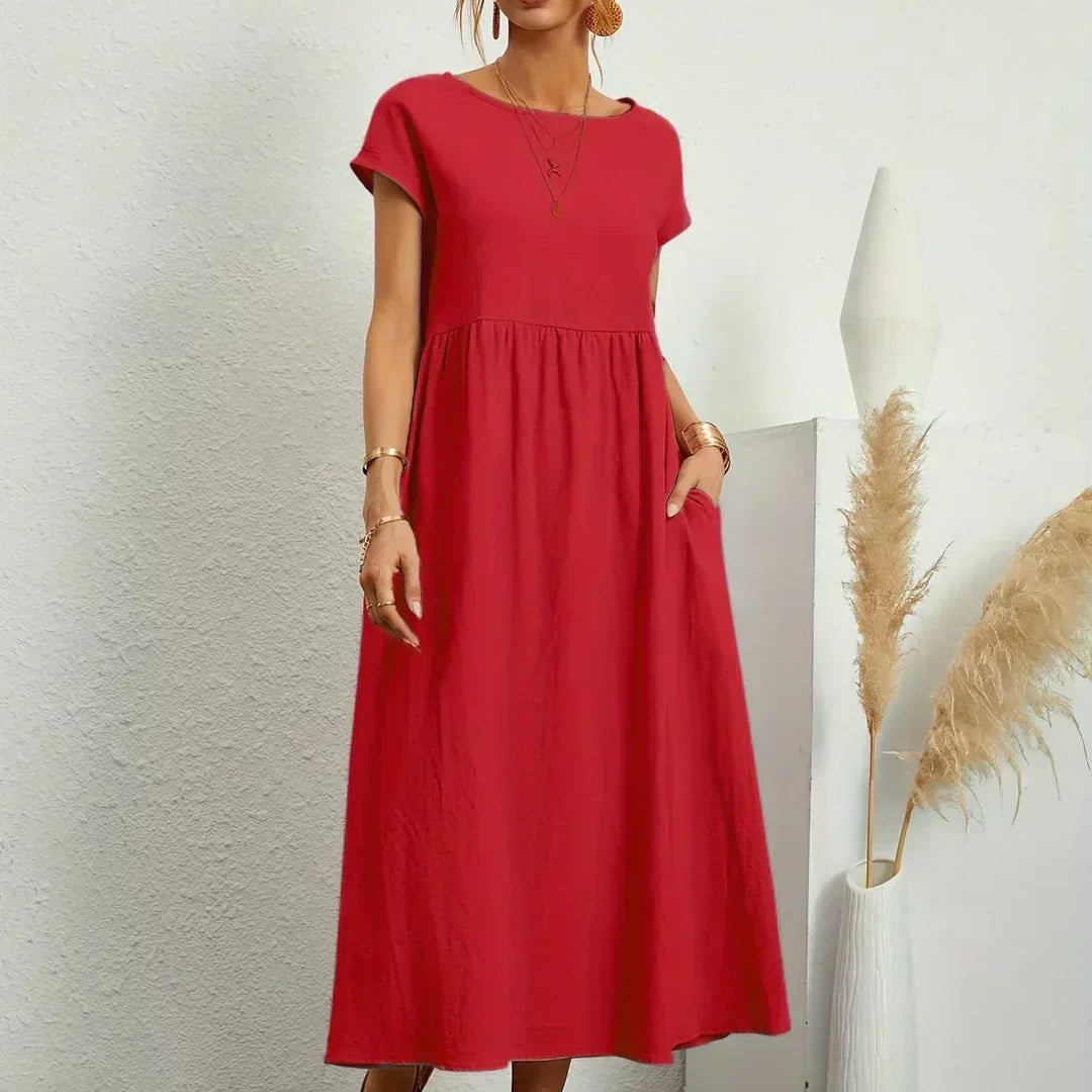 Elise – Robe midi décontractée