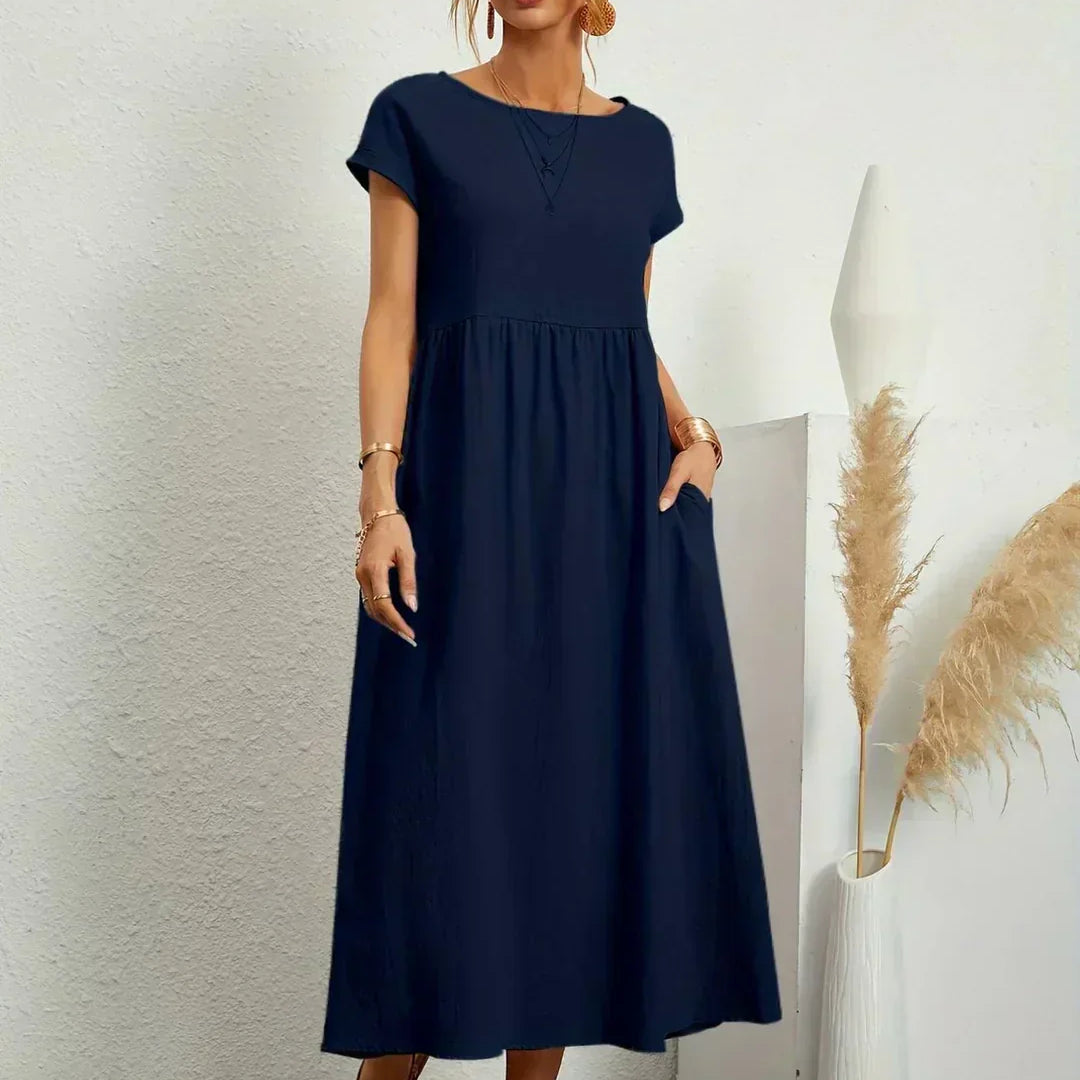 Elise – Robe midi décontractée