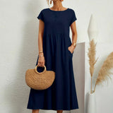 Elise – Robe midi décontractée