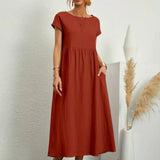 Elise – Robe midi décontractée
