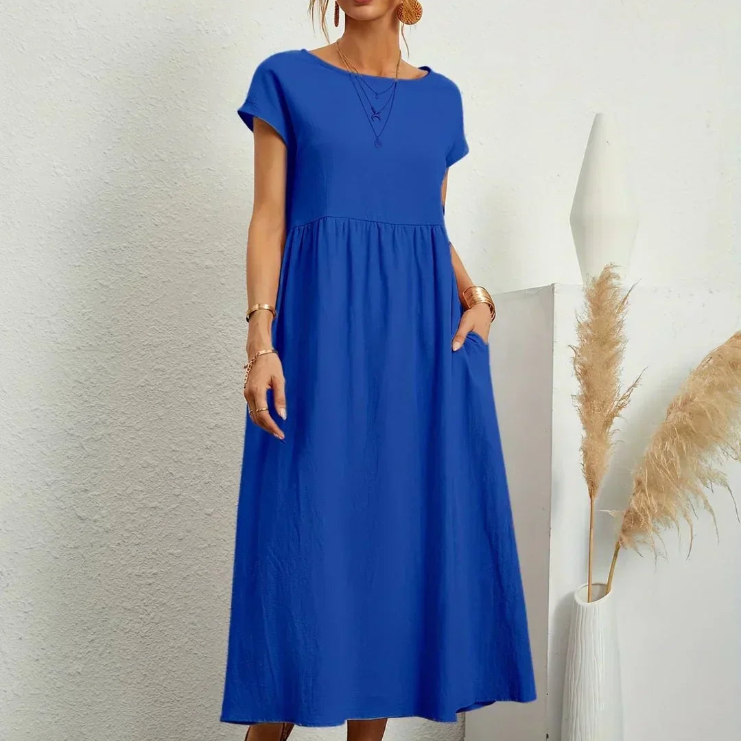 Elise – Robe midi décontractée
