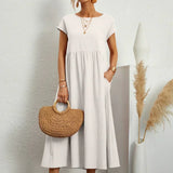Elise – Robe midi décontractée