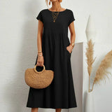 Elise – Robe midi décontractée