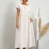 Elise – Robe midi décontractée
