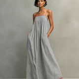 Amanda | Robe Longue Élégante Sans Manches