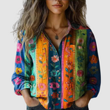 Morena | Blouse Vintage Imprimée