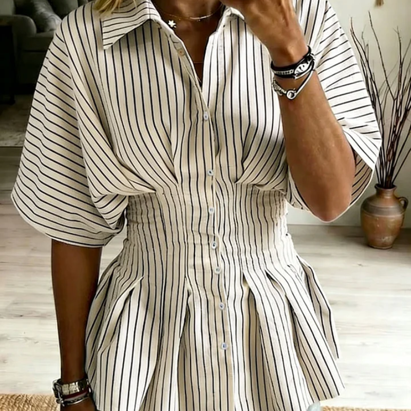 Nora | Blouse Courte à Manches