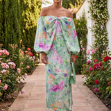 Robe Élégante Lindaraja en Tissu Luxueux – Maison Claire et Sylvie