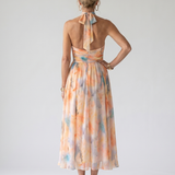 Ana| Robe Midi Halter Mekana