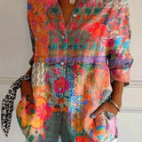 Sadie | Blouse à Motif Coloré