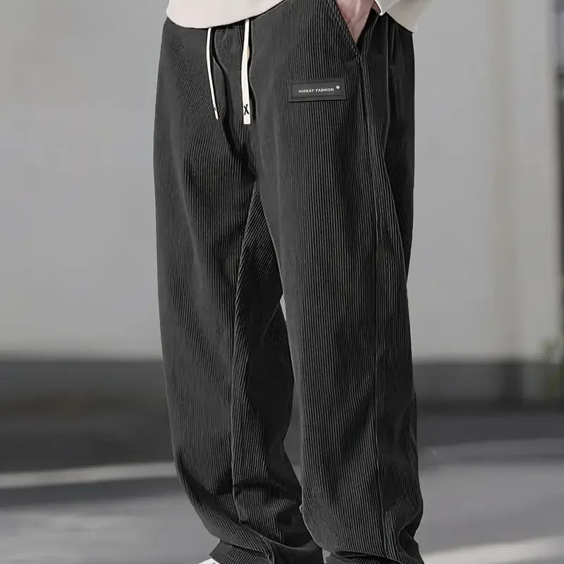 Hans™ | Pantalon large avec taille élastique