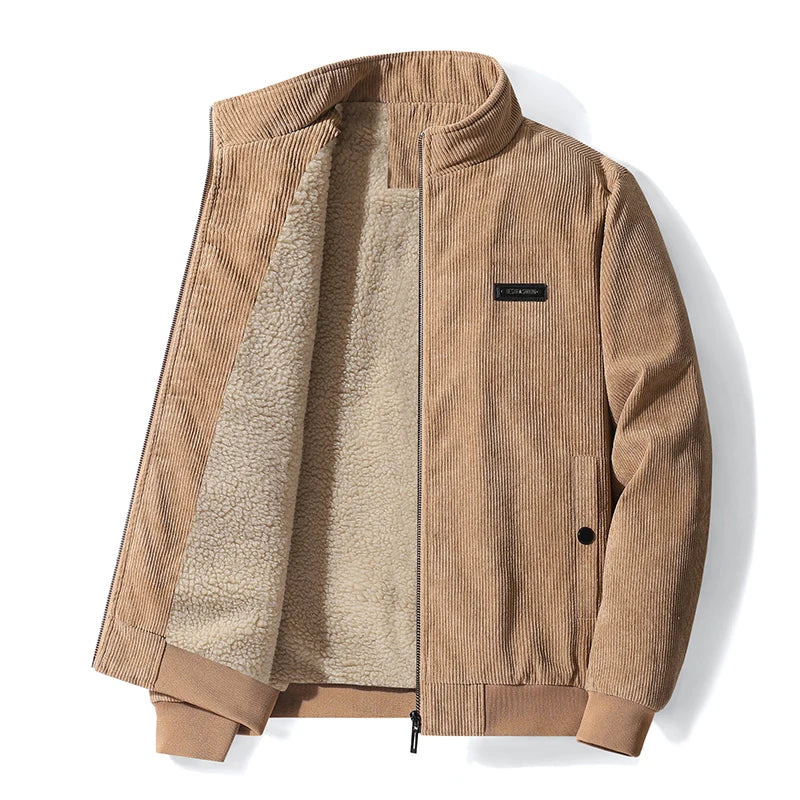 Udo | veste en velours côtelé avec doublure polaire