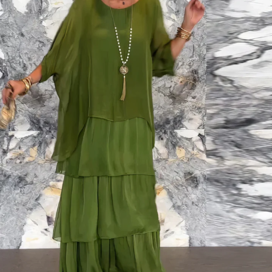 Lara – Robe longue fluide élégante