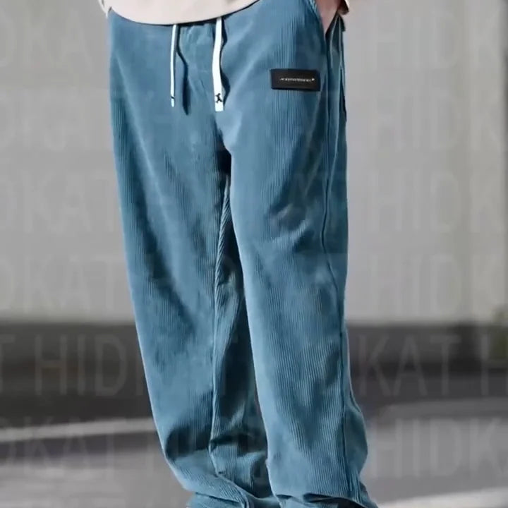 Hans™ | Pantalon large avec taille élastique