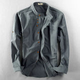Alfonds™ | Chemise Élégante Style Japonais