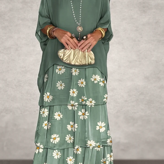 Lara – Robe longue fluide élégante
