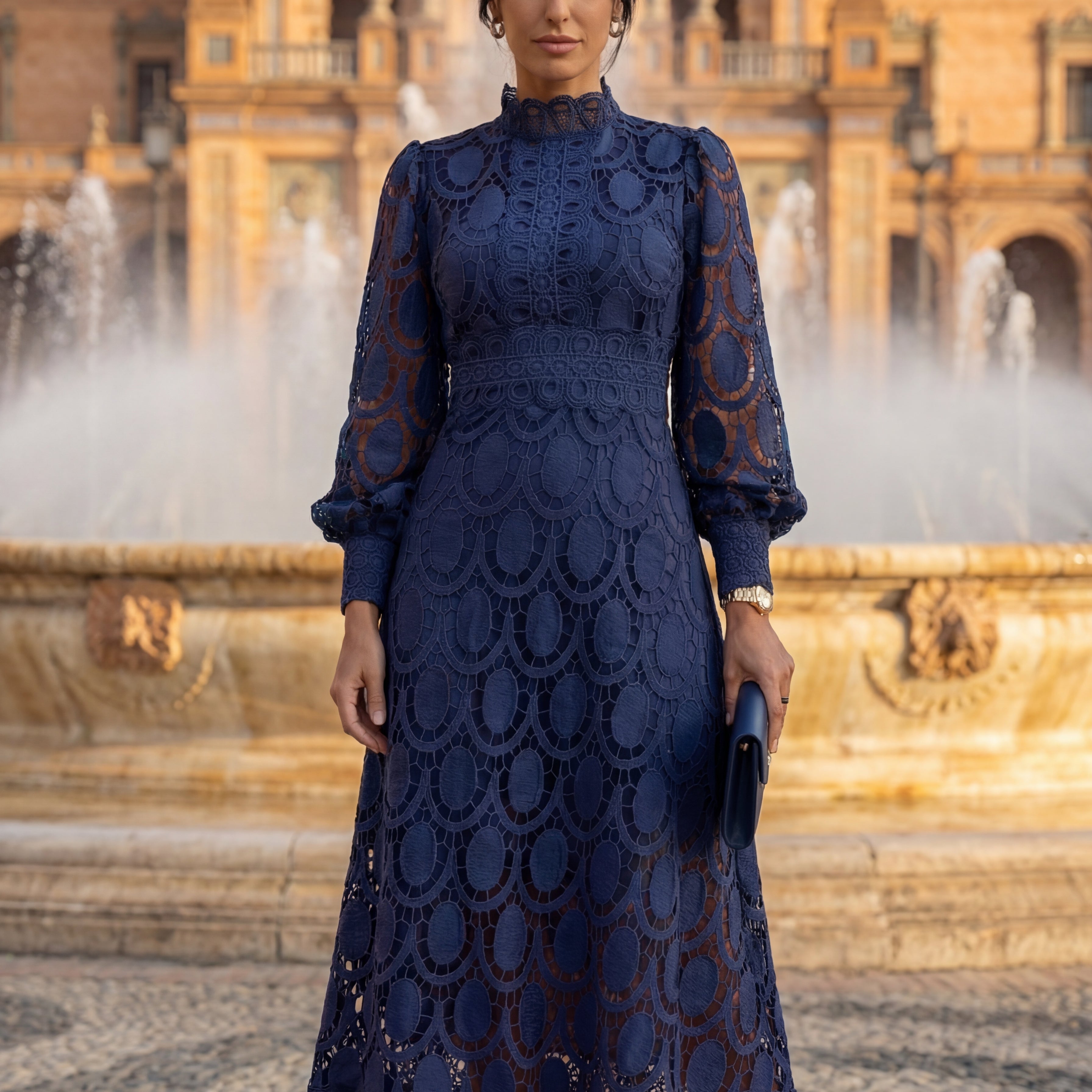Robe Élégante Carmona en Soie – Maison Claire et Sylvie