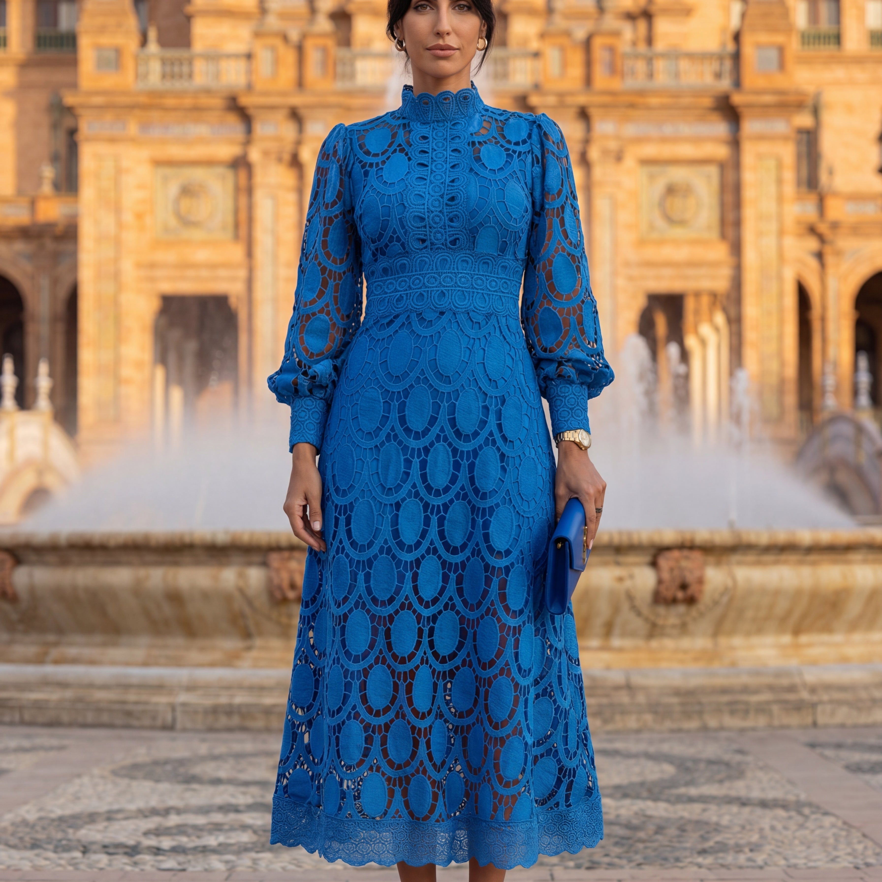 Robe Élégante Carmona en Soie – Maison Claire et Sylvie