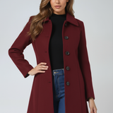 Marenne | Manteau d'Hiver à Boutonnage Simple