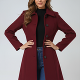 Marenne | Manteau d'Hiver à Boutonnage Simple