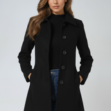 Marenne | Manteau d'Hiver à Boutonnage Simple