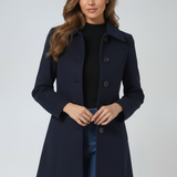 Marenne | Manteau d'Hiver à Boutonnage Simple